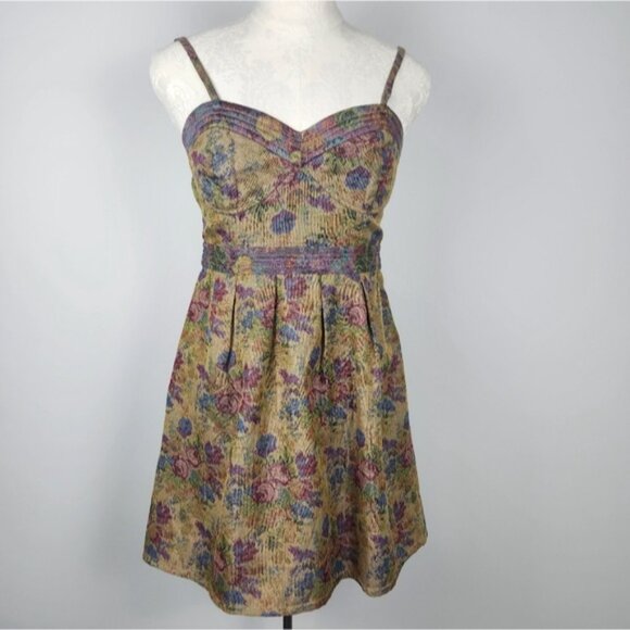 ASO Elena Gilbert The Vampire Diaries Free People Tapestry Dress Size 8 Y2K - Picture 3 of 14